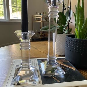 Waterford crystal candlesticks